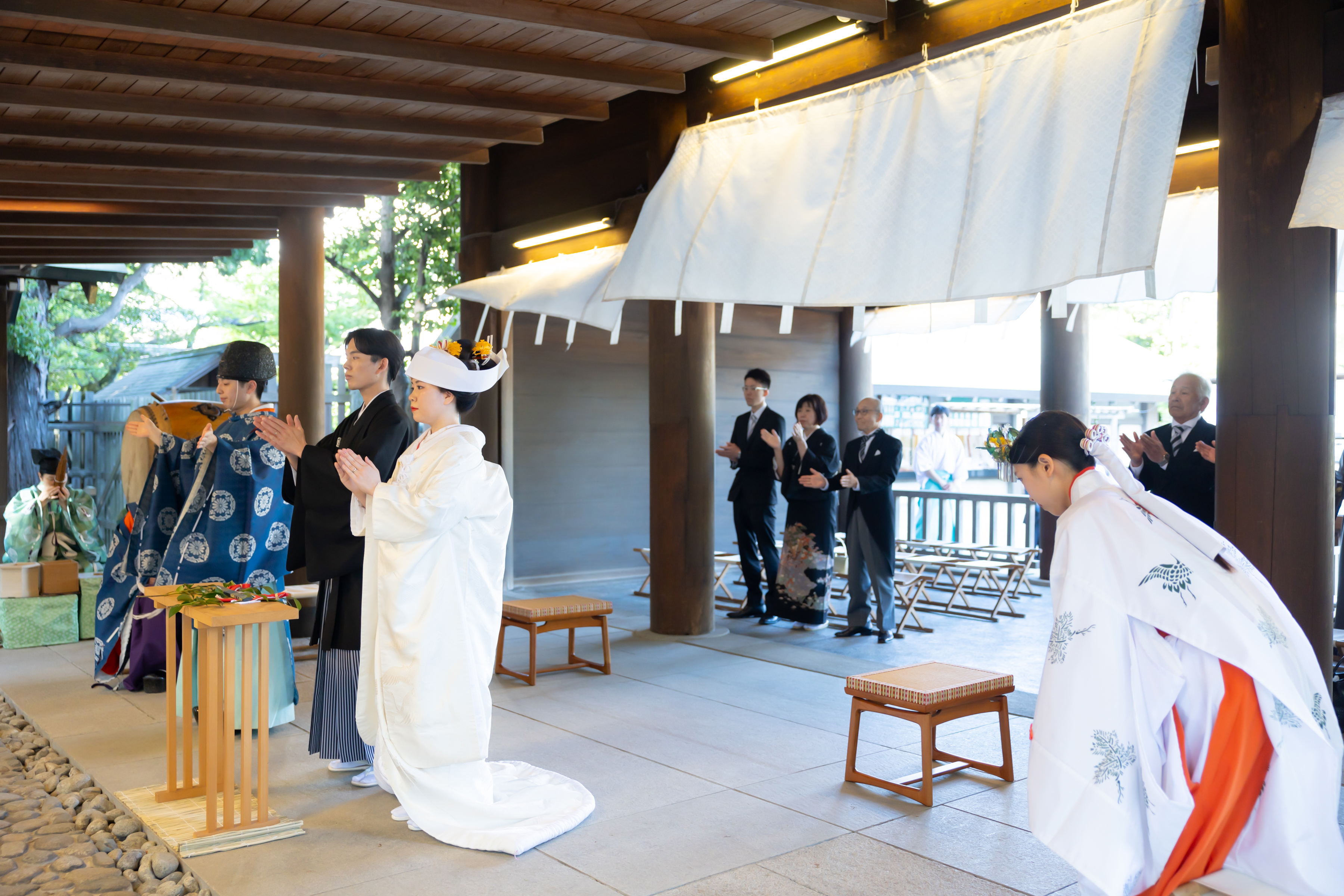 小さな結婚式横浜店～トレンドの和装婚！伊勢山皇大神宮での神前式～